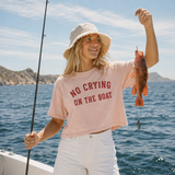 No Crying On The Boat Boxy Tee