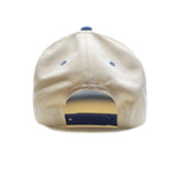 Dad Corduroy Brim Snapback Hat - Cream Baby Blue