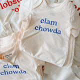 Clam Chowda Organic Cotton Baby Onesie