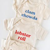 Lobster Roll Organic Cotton Baby Onesie