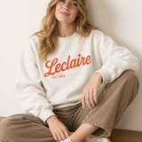 Leclaire Elementary Retro Printed Adult Crewneck Sweatshirt