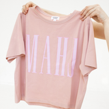 MAHJ Printed Mom Crop