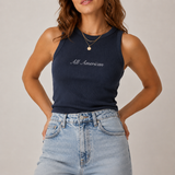 All American Printed Rib Tank