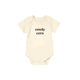 Candy Corn Organic Cotton Baby Bodysuit | First Halloween Outfit