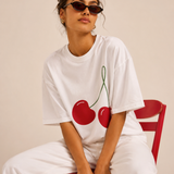 Locally Made Cherry Vintage Inspired Oversized Tee