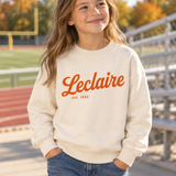 Leclaire Elementary Retro Printed Kids Crewneck Sweatshirt