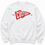 Custom Printed Pennant Crewneck