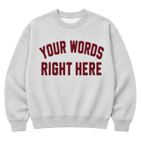 Custom Printed Vintage Athletic Crewneck
