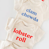 Clam Chowda Organic Cotton Baby Onesie