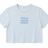 Sardine Mom Crop Tee