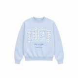 L&C Nursing Graduation Year Gingham Varsity Mock Neck