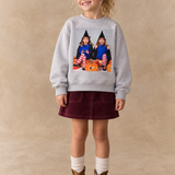 Double Trouble Twins Vintage Halloween Toddler & Youth Sweatshirt