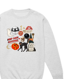 Drop Dead Delusional Collage Crewneck