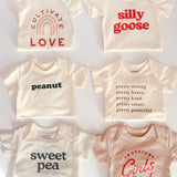 Pretty Brave Organic Cotton Baby Onesie in Natural