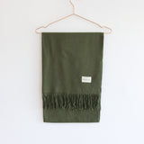 The Essential Wool Blend Scarf in Olive