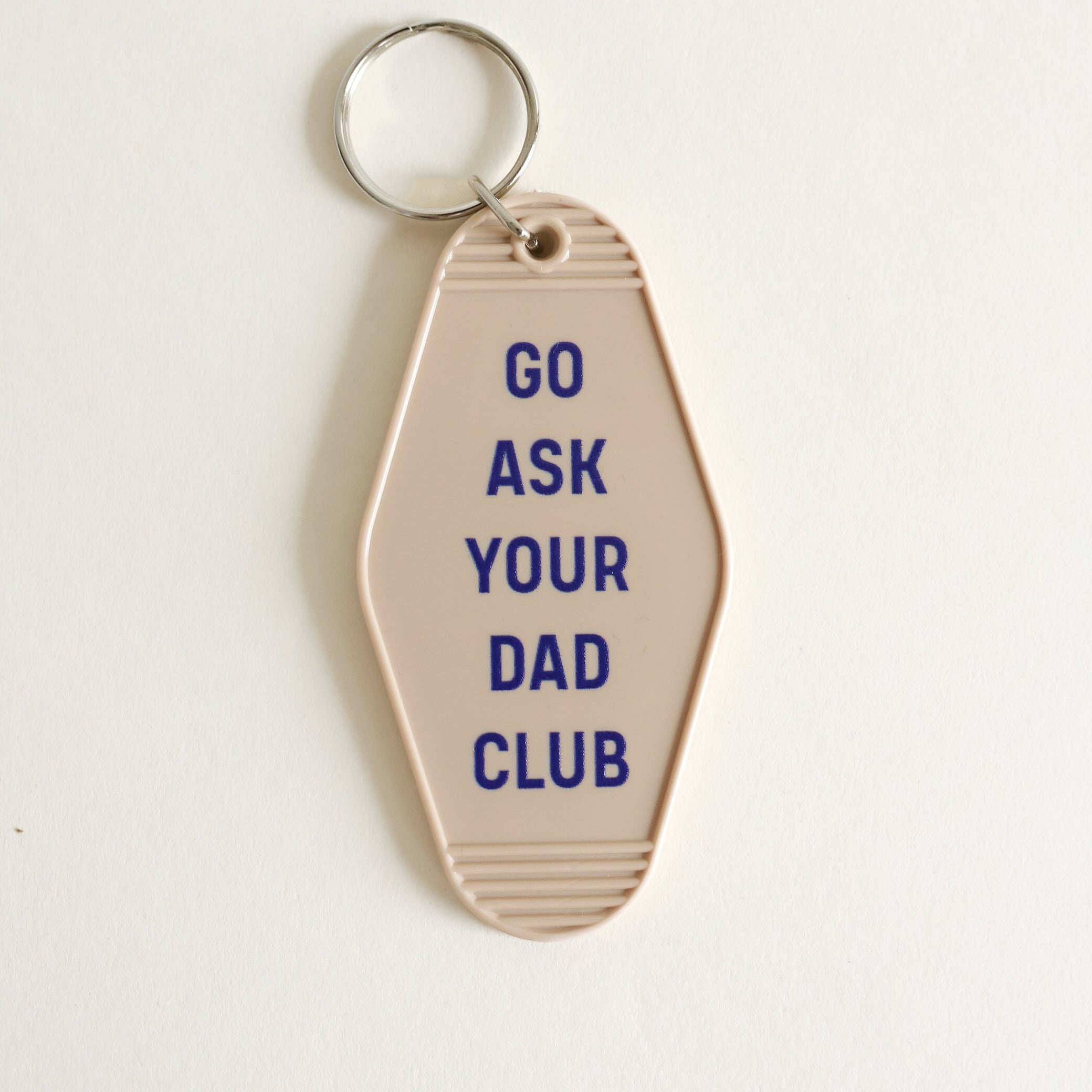Go Ask Your Dad Motel Keychain - Polished Prints