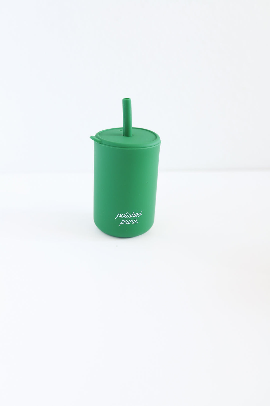 Silicone Straw Cup with Lid - Primary Color Edition – Polished Prints
