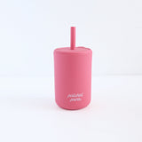 Silicone Straw Cup with Lid | Lilac