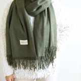 The Essential Wool Blend Scarf in Olive