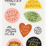 Friendship Sticker Sheet - Gender Neutral (Set of 2)