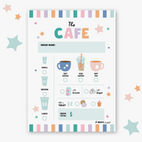 The Cafe Pretend Play Notepad