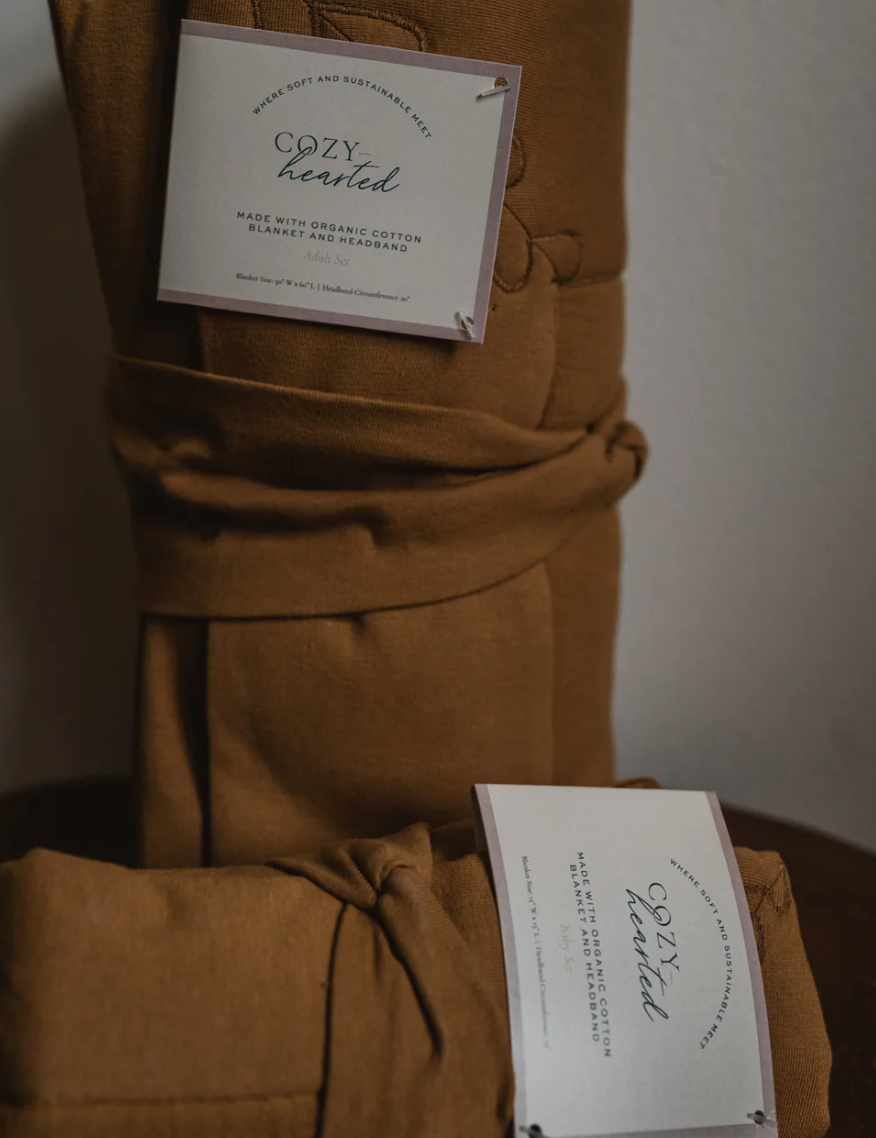 The Cozy: Organic Cotton Blanket | From Cozy-Hearted