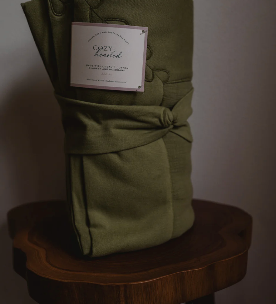 The Cozy: Organic Cotton Blanket | From Cozy-Hearted
