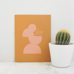 Warm Hello Silhouette Card - Polished Prints