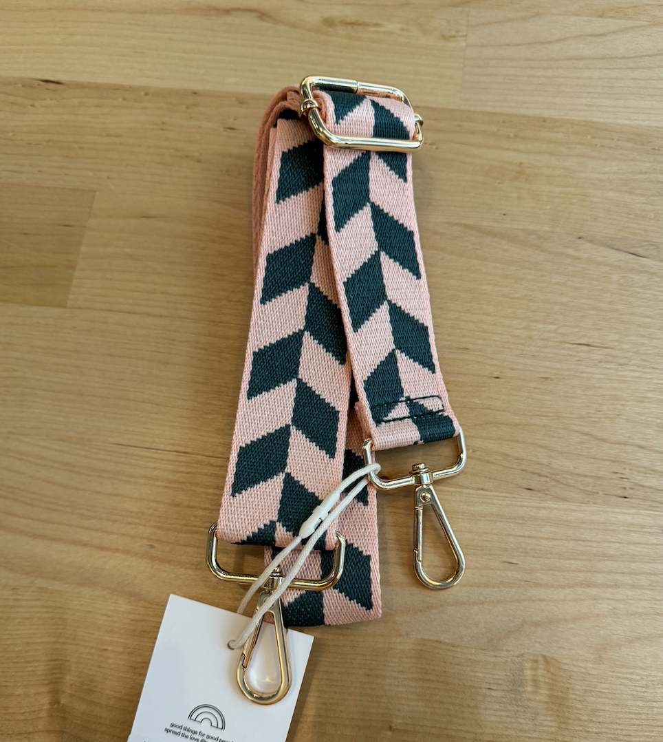 Checkerboard Adjustable Purse Strap