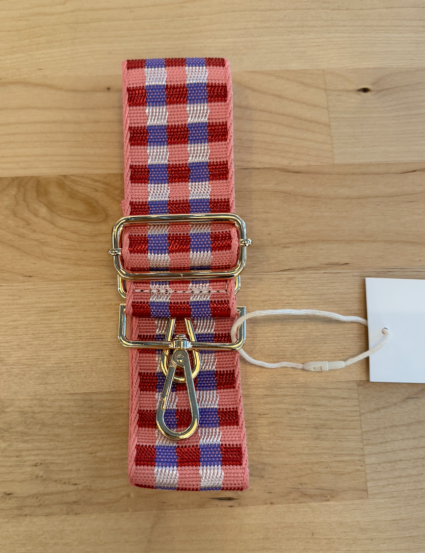 Checkerboard Adjustable Purse Strap