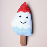 Handmade, Organic Baby Popsicle Rattle