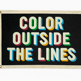 Color Outside the Lines Camp Flag