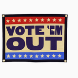 Vote Em Out Camp Flag • Willie Nelson X Oxford Pennant