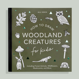 Mushrooms & Woodland Creatures: A Kids Drawing Book