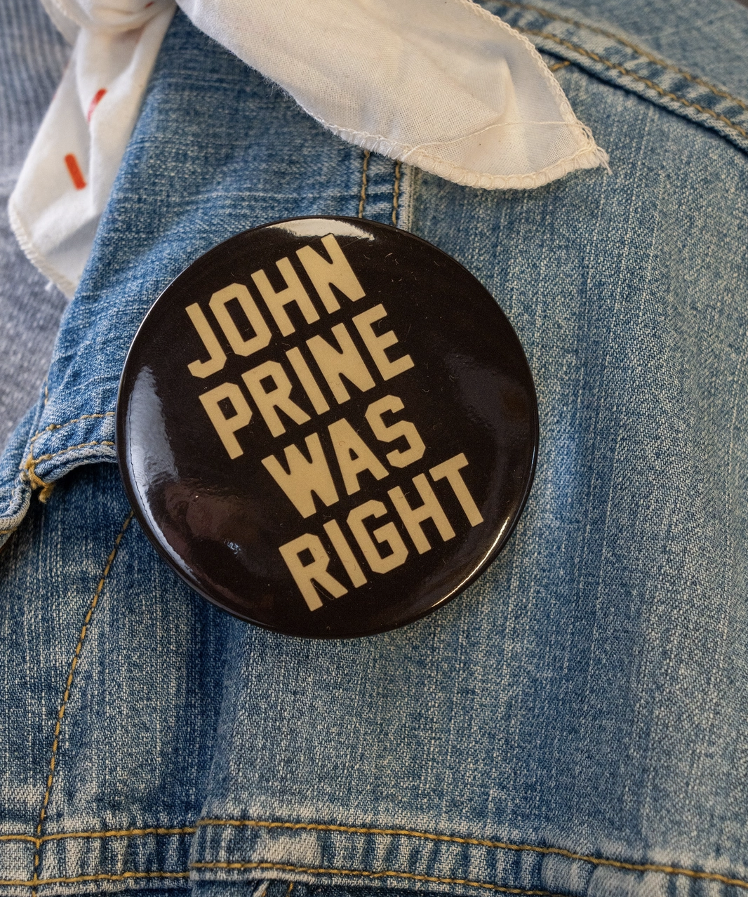 John Prine Buttons • John Prine X Oxford Pennant