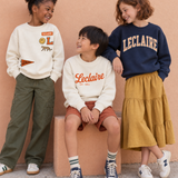 Leclaire Elementary Gingham Kids Crewneck Sweatshirt