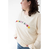Already Good Embroidered Organic Cotton Pullover | Free