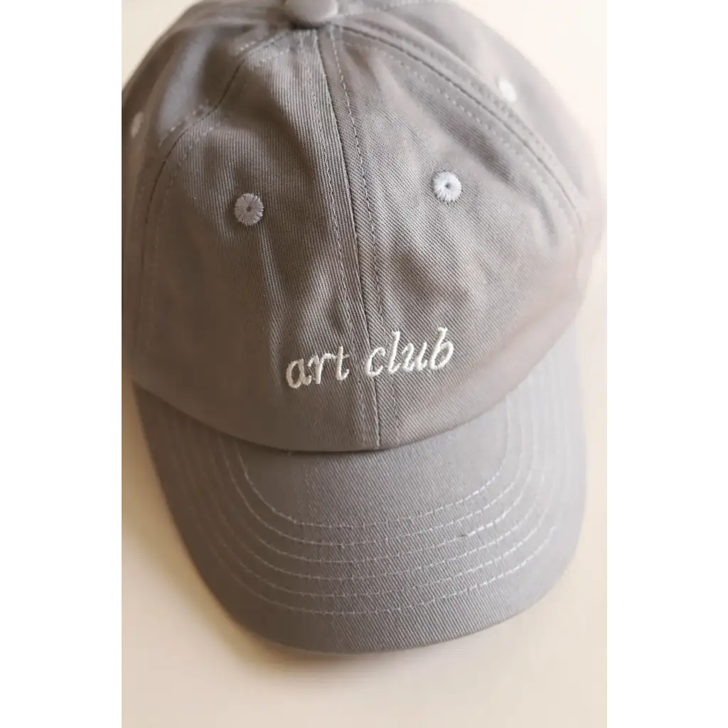 Art Club Kids Ball Cap in Gray