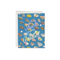 Blue seashell patterned Aww Shucks friendship greeting card with polished prints