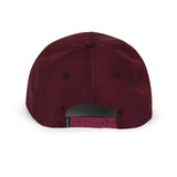 Dad 3D Puff Rope Hat - Maroon 5-Panel Snapback