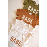 BABE Organic Cotton Baby Bodysuit - Polished Prints