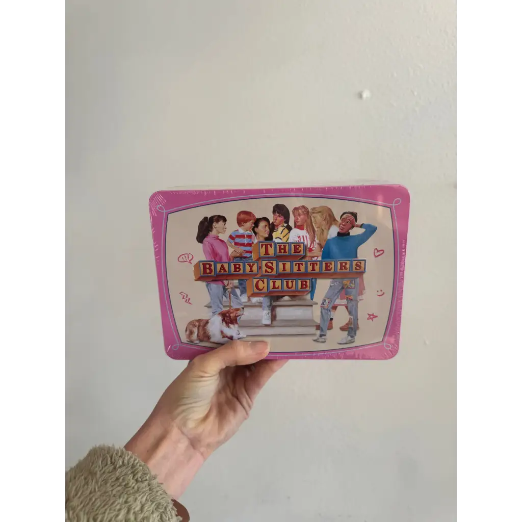 Baby-Sitters Club retro tin boxset with pink metal design and polished prints