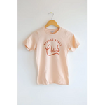 Light pink Limited Edition Sunkiss Badass Babes Club graphic tee for stylish vibes