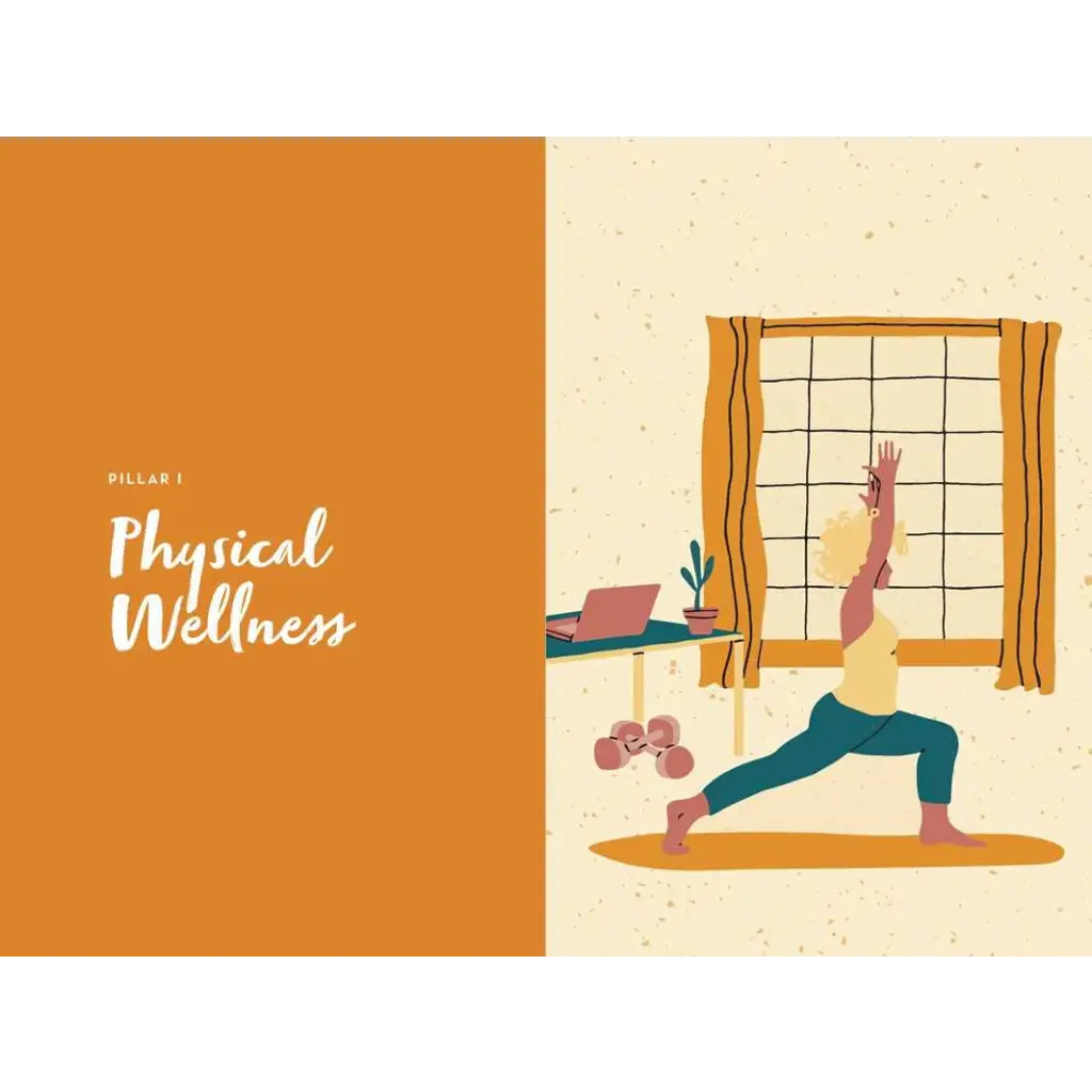 Yellow yoga mat with Balance Is Bullshit by Alicia McKenzie polished prints