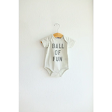 Ball of Fun Organic Cotton Baby Bodysuit - Baby Bodysuit