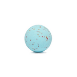 Blue speckled Comet bath bomb with floral inclusions from Lush