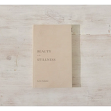 Beauty in Stillness book with a minimalist beige cover, perfect for moms who love polished prints