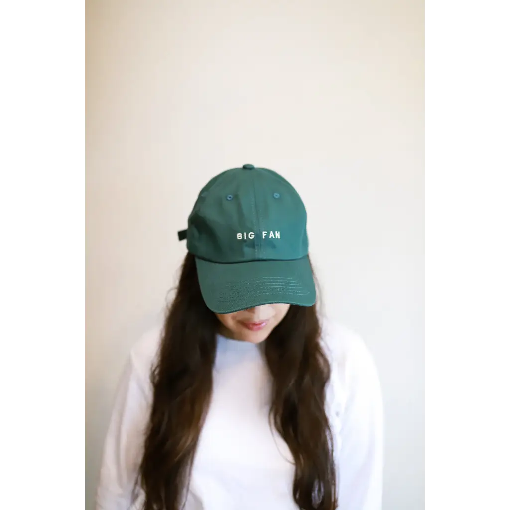 Big Fan Embroidered Hat in Ivy - 260 Adult Beanies / Hats