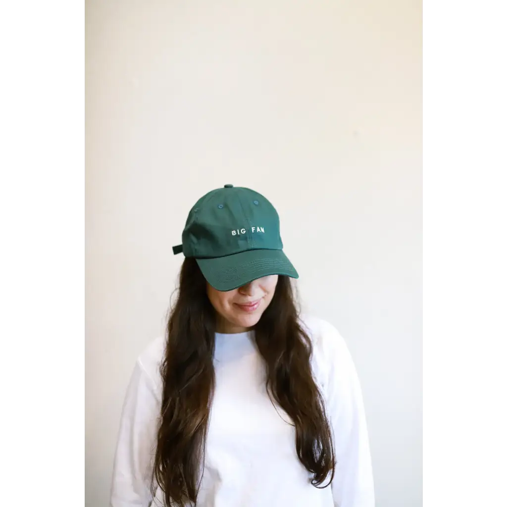 Big Fan Embroidered Hat in Ivy - 260 Adult Beanies / Hats