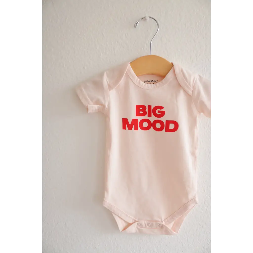 Big Mood Organic Cotton Baby Onesie - 410 Printed Onesies